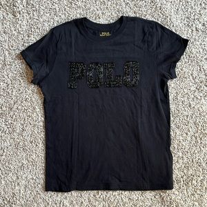 Polo beaded Tee in size small